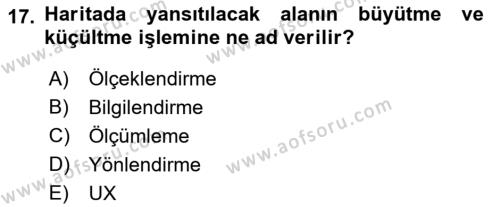 Görsel Sistem Tasarımları Dersi 2023 - 2024 Yılı (Vize) Ara Sınavı 17. Soru