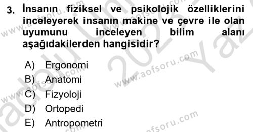 Ambalaj Tasarımı Dersi 2023 - 2024 Yılı Yaz Okulu Sınavı 3. Soru