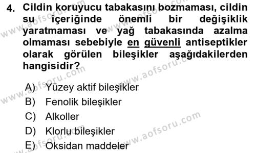 Gıda Mevzuatı ve Kalite Yönetimi Dersi 2023 - 2024 Yılı (Vize) Ara Sınavı 4. Soru