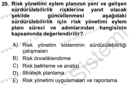 Hava Taşımacılığı Dersi 2023 - 2024 Yılı (Final) Dönem Sonu Sınavı 20. Soru