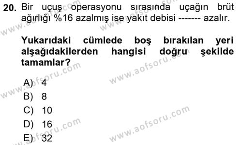 Harekat Performans Dersi 2021 - 2022 Yılı (Final) Dönem Sonu Sınavı 20. Soru