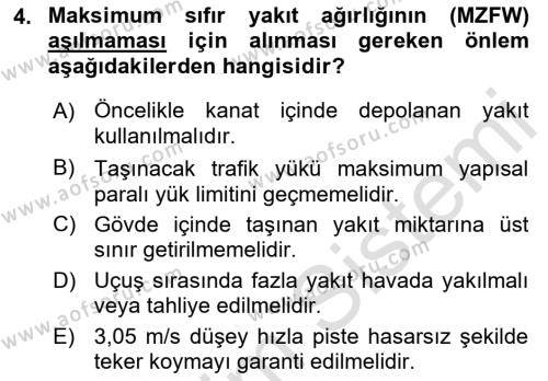 Harekat Performans Dersi 2021 - 2022 Yılı Yaz Okulu Sınavı 4. Soru