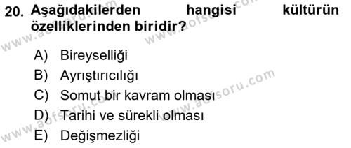 Havacılık Emniyeti Dersi 2021 - 2022 Yılı (Vize) Ara Sınavı 20. Soru