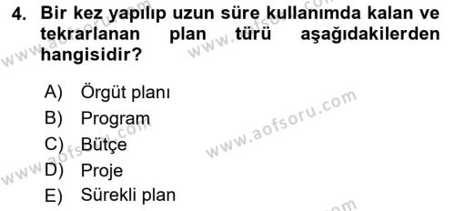 Havayolu İşletmelerinde Operasyonel Planlama Dersi 2018 - 2019 Yılı (Vize) Ara Sınavı 4. Soru