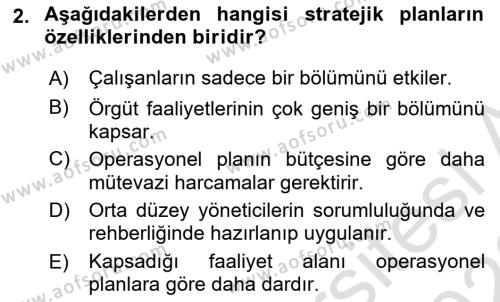 Havayolu İşletmelerinde Operasyonel Planlama Dersi 2021 - 2022 Yılı (Vize) Ara Sınavı 2. Soru