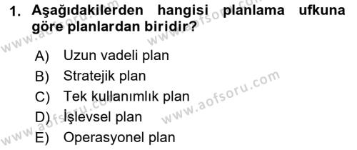 Havayolu İşletmelerinde Operasyonel Planlama Dersi 2021 - 2022 Yılı (Final) Dönem Sonu Sınavı 1. Soru