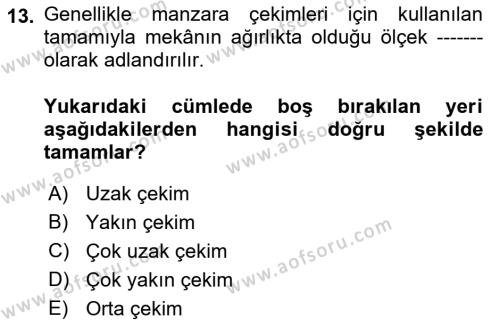 Halkla İlişkiler Uygulama Teknikleri Dersi 2023 - 2024 Yılı (Vize) Ara Sınavı 13. Soru