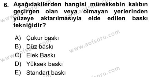 Halkla İlişkiler Uygulama Teknikleri Dersi 2023 - 2024 Yılı (Vize) Ara Sınavı 6. Soru