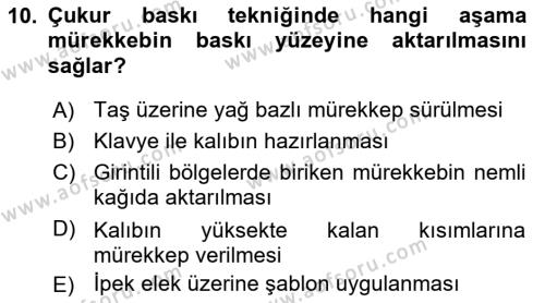 Halkla İlişkiler Uygulama Teknikleri Dersi 2024 - 2025 Yılı (Vize) Ara Sınavı 10. Soru