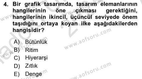 Halkla İlişkiler Uygulama Teknikleri Dersi 2024 - 2025 Yılı (Vize) Ara Sınavı 4. Soru