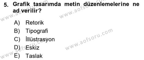 Halkla İlişkiler Uygulama Teknikleri Dersi 2024 - 2025 Yılı (Vize) Ara Sınavı 5. Soru