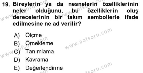 Halkla İlişkiler Yönetimi Dersi 2021 - 2022 Yılı Yaz Okulu Sınavı 19. Soru