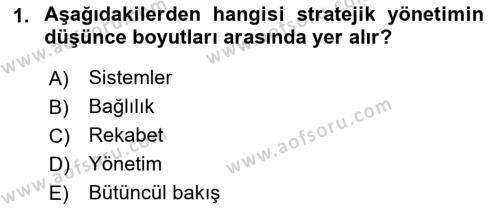 Halkla İlişkiler Yönetimi Dersi 2023 - 2024 Yılı (Vize) Ara Sınavı 1. Soru