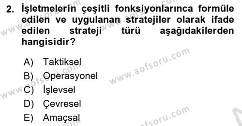 Halkla İlişkiler Yönetimi Dersi 2024 - 2025 Yılı (Vize) Ara Sınavı 2. Soru