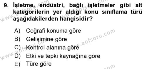 Halkla İlişkilerde Güncel Kavramlar 1 Dersi 2021 - 2022 Yılı Yaz Okulu Sınavı 9. Soru