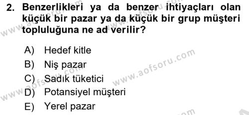 Halkla İlişkilerde Güncel Kavramlar 2 Dersi 2021 - 2022 Yılı (Vize) Ara Sınavı 2. Soru