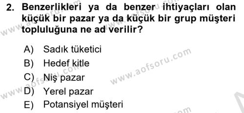 Halkla İlişkilerde Güncel Kavramlar 2 Dersi 2021 - 2022 Yılı (Final) Dönem Sonu Sınavı 2. Soru