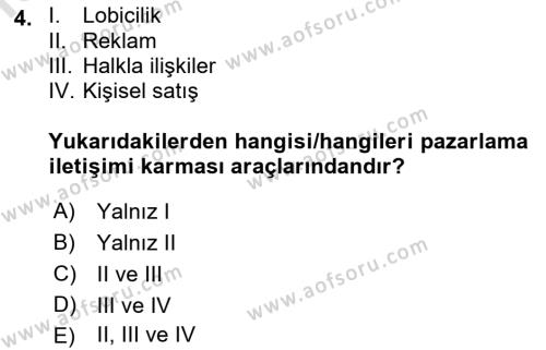 Halkla İlişkilerde Güncel Kavramlar 2 Dersi 2021 - 2022 Yılı Yaz Okulu Sınavı 4. Soru