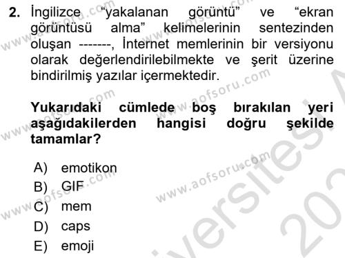 Dijital Halkla İlişkiler Dersi 2023 - 2024 Yılı (Vize) Ara Sınavı 2. Soru