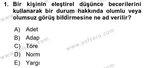 Sürdürülebilirlik ve Halkla İlişkiler Dersi 2023 - 2024 Yılı (Vize) Ara Sınavı 1. Soru