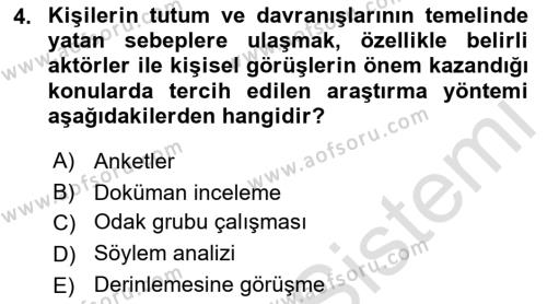 Halkla İlişkiler Kampanya Analizi Dersi 2022 - 2023 Yılı (Vize) Ara Sınavı 4. Soru