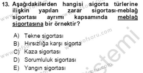 İşletme Hukuku Dersi 2023 - 2024 Yılı Yaz Okulu Sınavı 13. Soru