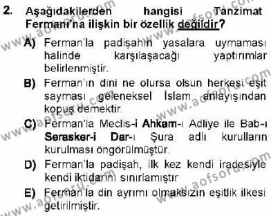 Türk Anayasa Hukuku Dersi 2012 - 2013 Yılı (Vize) Ara Sınavı 2. Soru