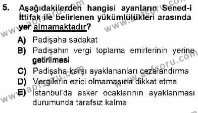 Türk Anayasa Hukuku Dersi 2012 - 2013 Yılı (Vize) Ara Sınavı 5. Soru