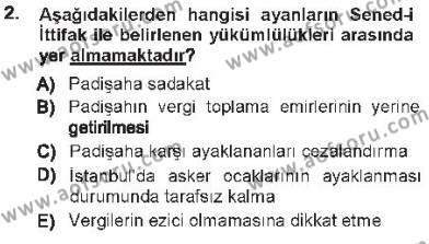 Türk Anayasa Hukuku Dersi 2012 - 2013 Yılı Tek Ders Sınavı 2. Soru