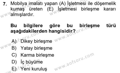 Muhasebe ve Hukuk Dersi 2022 - 2023 Yılı (Final) Dönem Sonu Sınavı 7. Soru