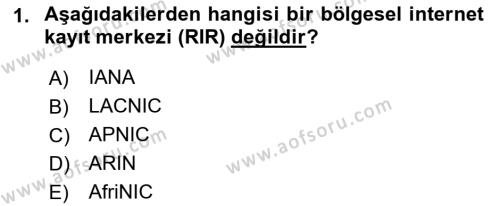 Bilişim Hukuku Dersi 2022 - 2023 Yılı Yaz Okulu Sınavı 1. Soru