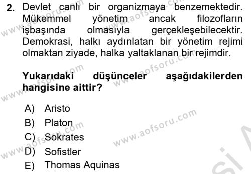 İnsan Hakları Hukukuna Giriş Dersi 2021 - 2022 Yılı Yaz Okulu Sınavı 2. Soru