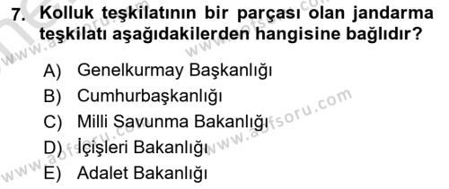 Ceza Yargılama Hukuku Dersi 2023 - 2024 Yılı (Vize) Ara Sınavı 7. Soru