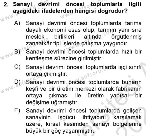 Bireysel İş Hukuku Dersi 2023 - 2024 Yılı (Vize) Ara Sınavı 2. Soru