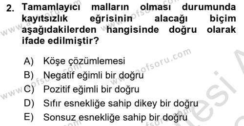 Spor Ekonomisi Dersi 2023 - 2024 Yılı (Final) Dönem Sonu Sınavı 2. Soru