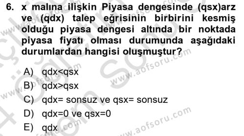 Spor Ekonomisi Dersi 2023 - 2024 Yılı (Final) Dönem Sonu Sınavı 6. Soru