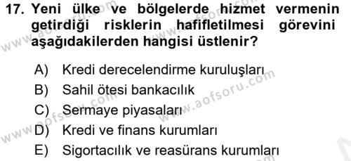 Hizmetler Ekonomisi Dersi 2015 - 2016 Yılı (Vize) Ara Sınavı 17. Soru