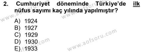 Türkiye Ekonomisi Dersi 2012 - 2013 Yılı (Vize) Ara Sınavı 2. Soru