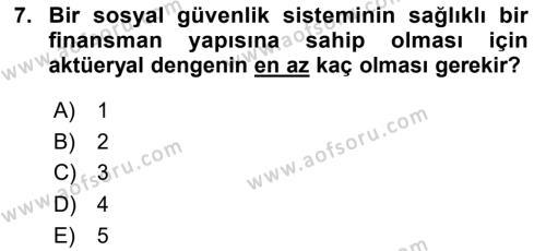 Türkiye Ekonomisi Dersi 2020 - 2021 Yılı Yaz Okulu Sınavı 7. Soru