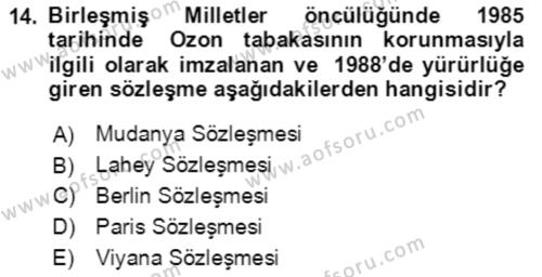 Ekonominin Güncel Sorunları Dersi 2021 - 2022 Yılı Yaz Okulu Sınavı 14. Soru