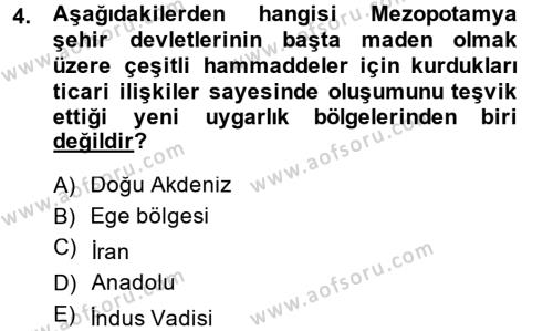 İktisat Tarihi Dersi 2013 - 2014 Yılı (Vize) Ara Sınavı 4. Soru
