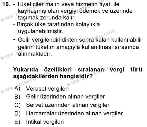 Belge Yönetimi ve Ofis Uygulamaları Dersi 2023 - 2024 Yılı (Vize) Ara Sınavı 10. Soru