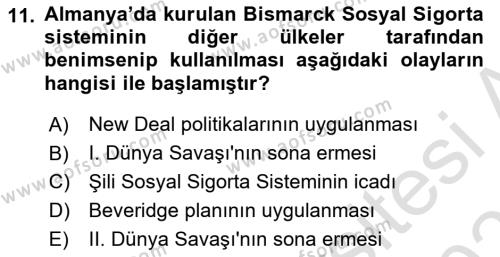 Belge Yönetimi ve Ofis Uygulamaları Dersi 2023 - 2024 Yılı (Vize) Ara Sınavı 11. Soru