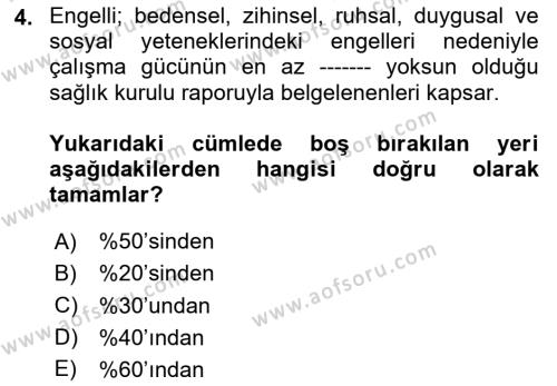 Belge Yönetimi ve Ofis Uygulamaları Dersi 2023 - 2024 Yılı (Vize) Ara Sınavı 4. Soru