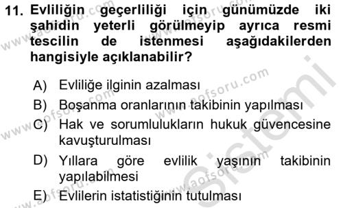 Günümüz Fıkıh Problemleri Dersi 2023 - 2024 Yılı (Vize) Ara Sınavı 11. Soru