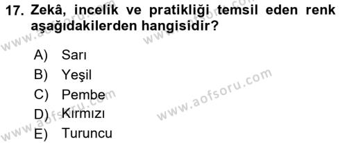 Halkla İlişkiler Ve İletişim Dersi 2023 - 2024 Yılı Yaz Okulu Sınavı 17. Soru