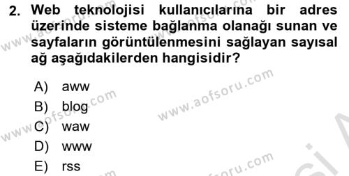 Etkili İletişim Teknikleri Dersi 2023 - 2024 Yılı (Final) Dönem Sonu Sınavı 2. Soru