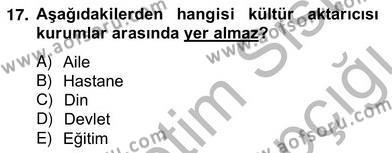 Sözlü ve Sözsüz İletişim Dersi 2012 - 2013 Yılı (Vize) Ara Sınavı 17. Soru