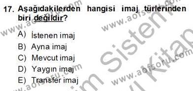 Sözlü ve Sözsüz İletişim Dersi 2013 - 2014 Yılı (Final) Dönem Sonu Sınavı 17. Soru