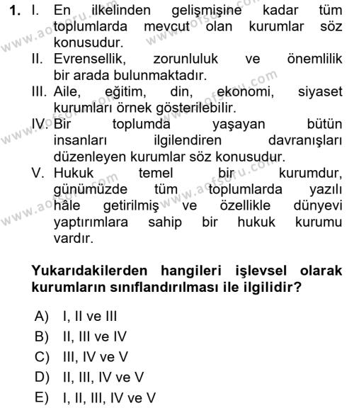 Kurumsal İletişim Dersi 2024 - 2025 Yılı (Vize) Ara Sınavı 1. Soru